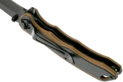Schrade Ultra-Glide Flipper Knife 3.3" 1121082 Tan G10 & Carbon Fibre Navaja -Knives And Tools Comercio SC1121082 05 schrade