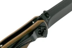 Schrade Ultra-Glide Flipper Knife 3.3" 1121082 Tan G10 & Carbon Fibre Navaja -Knives And Tools Comercio SC1121082 06 schrade