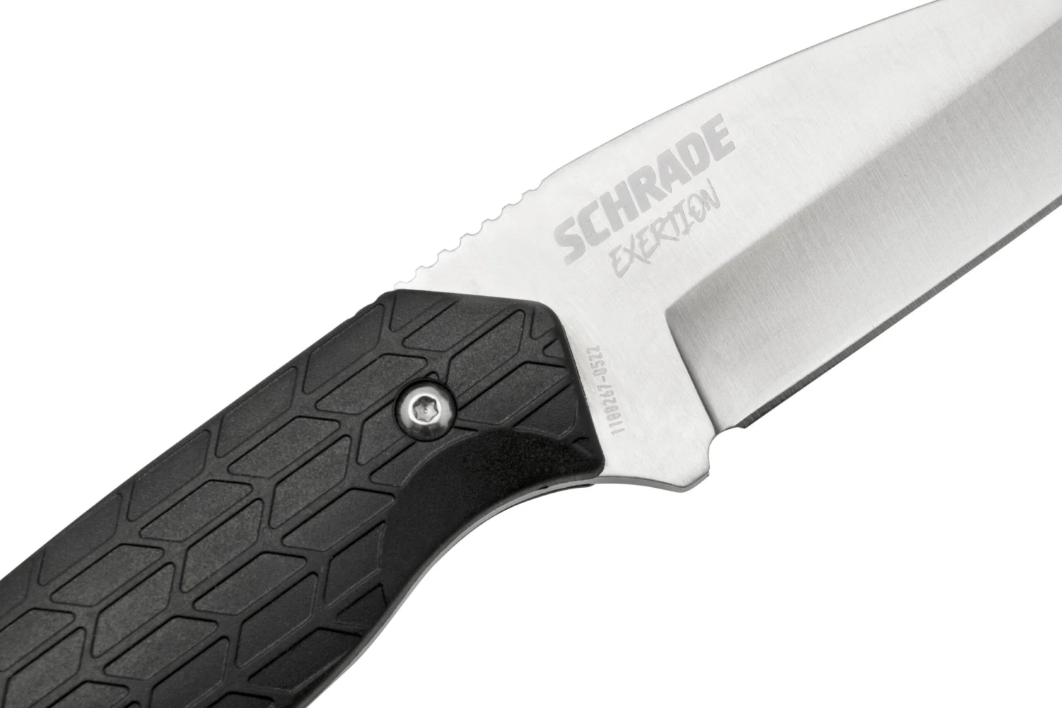 Schrade Exertion Gut Hook Knife 1159308, Cuchillo Fijo Negro 7 Schrade Exertion Gut Hook Knife 1159308, Cuchillo Fijo Negro - Imagen 5