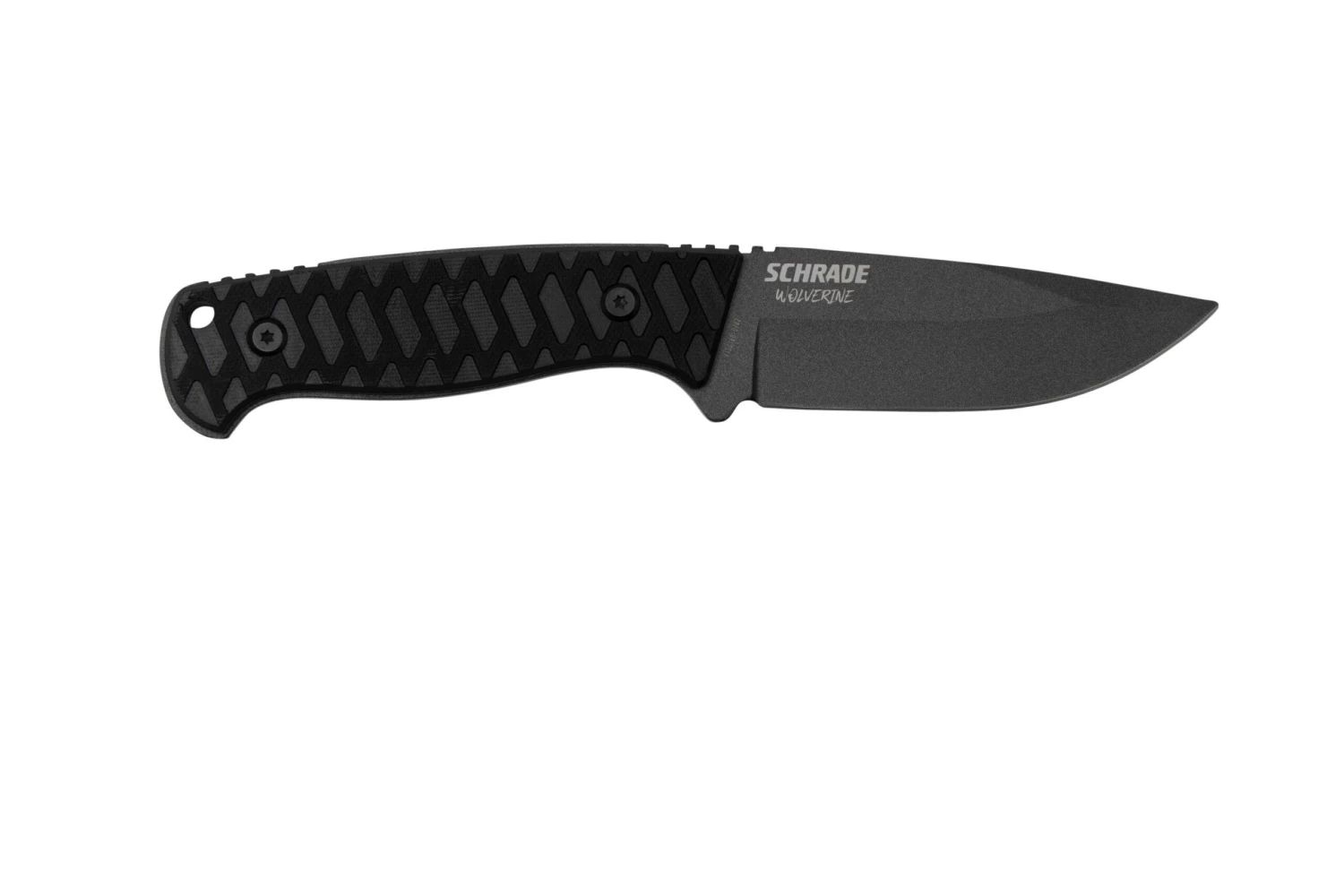 Schrade Wolverine 1182520, Negro, Cuchillo Fijo 4 Schrade Wolverine 1182520, Negro, Cuchillo Fijo - Imagen 2