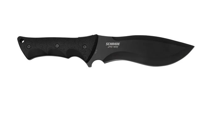 Schrade Little Ricky 65MN, 650911 Cuchillo Negro De Supervivencia 4 Schrade Little Ricky 65MN, 650911 Cuchillo Negro De Supervivencia - Imagen 2