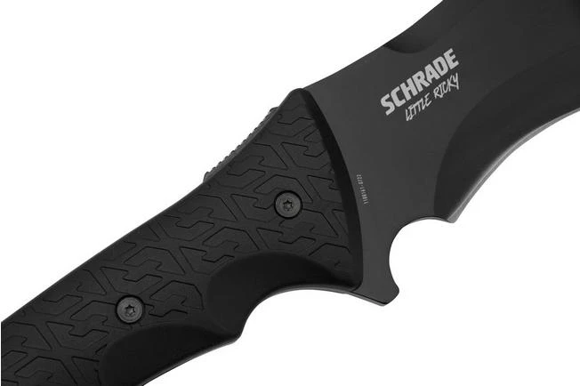 Schrade Little Ricky 65MN, 650911 Cuchillo Negro De Supervivencia 7 Schrade Little Ricky 65MN, 650911 Cuchillo Negro De Supervivencia - Imagen 5