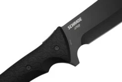 Schrade Leroy Fixed Blade 650942, Cuchillo Negro De Supervivencia 12 Schrade Leroy Fixed Blade 650942, Cuchillo Negro De Supervivencia -Knives And Tools Comercio SC650942 05 schrade