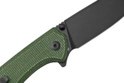 SENCUT Crowley S21012-3 Black Stonewashed, Green Micarta, Navaja -Knives And Tools Comercio SES21012 3 05 sencut