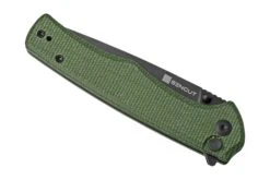 SENCUT Crowley S21012-3 Black Stonewashed, Green Micarta, Navaja -Knives And Tools Comercio SES21012 3 06 sencut