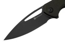 SENCUT Mims S21013-3 Dark Green Micarta Black Stonewashed, Navaja -Knives And Tools Comercio SES21013 3 03 sencut