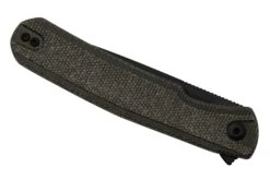 SENCUT Scitus S21042-3 Green Canvas Micarta Black Stonewashed D2, Navaja -Knives And Tools Comercio SES21042 3 06 sencut