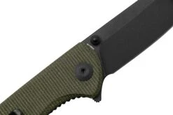 SENCUT Fritch S22014-1 Green Canvas Micarta Black Stonewashed, Navaja -Knives And Tools Comercio SES22014 1 05 sencut