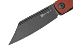 SENCUT Bronte SA08D Black Stonewashed, Burgundy G10, Navaja -Knives And Tools Comercio SESA08D 03 sencut