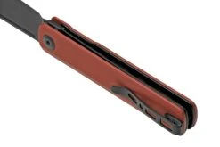 SENCUT Bronte SA08D Black Stonewashed, Burgundy G10, Navaja -Knives And Tools Comercio SESA08D 04 sencut