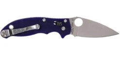 Spyderco Manix 2 G-10 Dark Blue S110V C101GPDBL2 Navaja -Knives And Tools Comercio SPC101GPDBL2 02 spyderco spc101gpdbl2 02