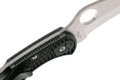 Spyderco Tasman Salt 2 C106PBK2 Plain Edge Navaja, Negro -Knives And Tools Comercio SPC106PBK2 06 spyderco spc106pbk2 06