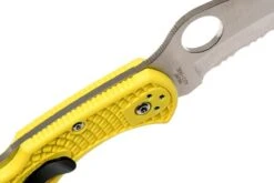 Spyderco Tasman Salt 2 C106SYL2 Navaja, Amarillo -Knives And Tools Comercio SPC106SYL2 06 spyderco spc106syl2 06