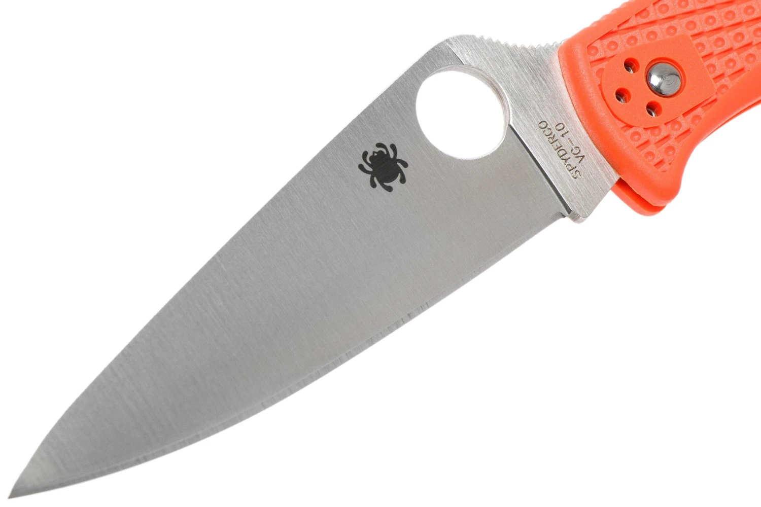 Spyderco C10FPOR Endura 4, Flat Ground, FRN Orange 5 Spyderco C10FPOR Endura 4, Flat Ground, FRN Orange - Imagen 3