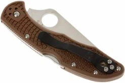 Spyderco Delica 4 Marrón, C11FPBN -Knives And Tools Comercio SPC11FPBN 05 spyderco delica 4 bruin spc11fpbn d4
