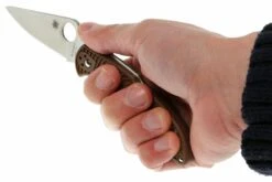 Spyderco Delica 4 Marrón, C11FPBN -Knives And Tools Comercio SPC11FPBN 07 spyderco delica 4 bruin spc11fpbn d7