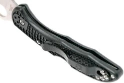 Spyderco Delica 4 Flat Wharncliffe C11FSWCBK Navaja, Dentada -Knives And Tools Comercio SPC11FSWCBK 05 spyderco spc11fswcbk 05