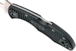 Spyderco Delica 4 Flat Wharncliffe C11FSWCBK Navaja, Dentada -Knives And Tools Comercio SPC11FSWCBK 07 spyderco spc11fswcbk 07