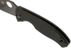 Spyderco Tenacious C122GBBKP Navaja, Hoja Negra Plain Edge -Knives And Tools Comercio SPC122GBBKP 07 spyderco v202201