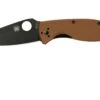 Spyderco Tenacious C122GPBBN Brown Black Navaja, Plain Edge -Knives And Tools Comercio SPC122GPBBN 01 spyderco