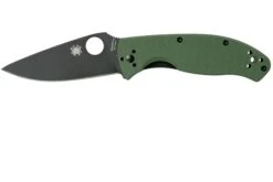 Spyderco Tenacious C122GPBGR Green Black Navaja, Plain Edge