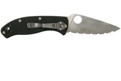 Spyderco Tenacious C122GS Navaja, Dentada -Knives And Tools Comercio SPC122GS 02 spyderco tenacious gekarteld spc122gs d2