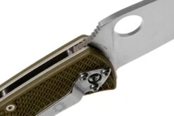 Spyderco Tenacious Lightweight OD Green C122POD FRN Navaja -Knives And Tools Comercio SPC122POD 06 spyderco