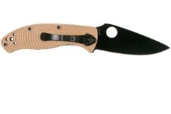 Spyderco Tenacious Lightweight Tan Black C122PTNBK FRN Navaja -Knives And Tools Comercio SPC122PTNBK 02 spyderco