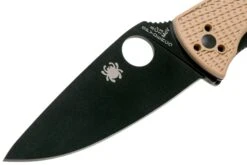 Spyderco Tenacious Lightweight Tan Black C122PTNBK FRN Navaja -Knives And Tools Comercio SPC122PTNBK 03 spyderco