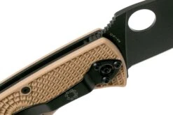 Spyderco Tenacious Lightweight Tan Black C122PTNBK FRN Navaja -Knives And Tools Comercio SPC122PTNBK 06 spyderco