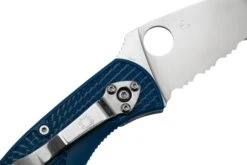 Spyderco Persistence Lightweight S35VN Blue C136PSBL FRN Navaja Parcialmente Dentada -Knives And Tools Comercio SPC136PSBL 05 spyderco