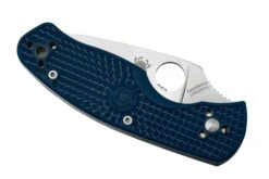 Spyderco Persistence Lightweight S35VN Blue C136PSBL FRN Navaja Parcialmente Dentada -Knives And Tools Comercio SPC136PSBL 06 spyderco