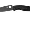Spyderco Resilience Lightweight Black C142PSBBK FRN Navaja Parcialmente Dentada