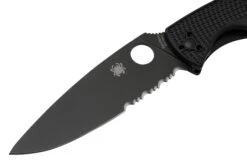 Spyderco Resilience Lightweight Black C142PSBBK FRN Navaja Parcialmente Dentada 10 Spyderco Resilience Lightweight Black C142PSBBK FRN Navaja Parcialmente Dentada -Knives And Tools Comercio SPC142PSBBK 03 spyderco