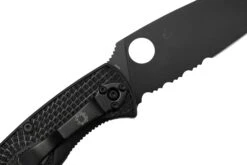 Spyderco Resilience Lightweight Black C142PSBBK FRN Navaja Parcialmente Dentada 11 Spyderco Resilience Lightweight Black C142PSBBK FRN Navaja Parcialmente Dentada -Knives And Tools Comercio SPC142PSBBK 04 spyderco