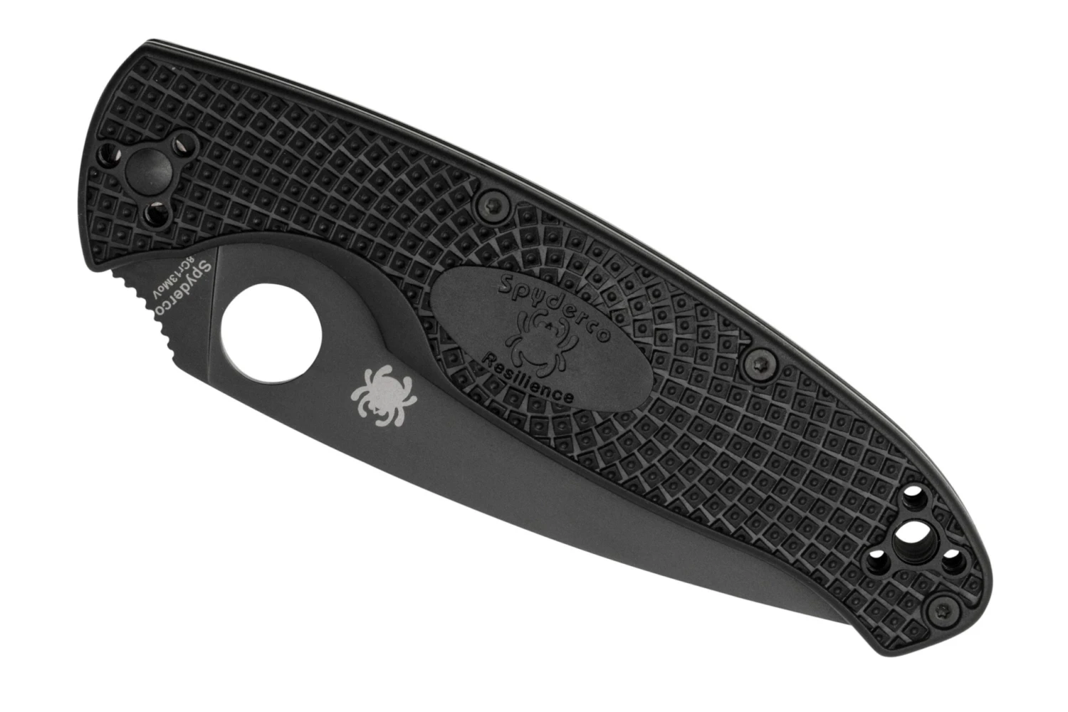 Spyderco Resilience Lightweight Black C142PSBBK FRN Navaja Parcialmente Dentada 8 Spyderco Resilience Lightweight Black C142PSBBK FRN Navaja Parcialmente Dentada - Imagen 6