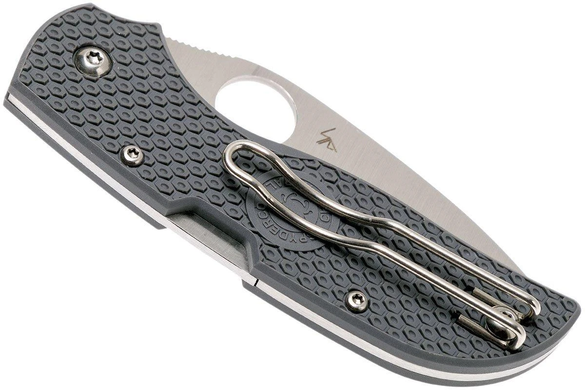 Spyderco Chaparral FRN C152PGY Navaja 6 Spyderco Chaparral FRN C152PGY Navaja - Imagen 4