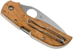 Spyderco Chaparral Birdseye Maple Wood C152WDP Navaja -Knives And Tools Comercio SPC152WDP 04 spyderco