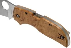Spyderco Chaparral Birdseye Maple Wood C152WDP Navaja -Knives And Tools Comercio SPC152WDP 07 spyderco