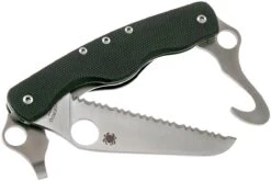 Spyderco Clipitool Rescue C209GS Cuchillo De Rescate -Knives And Tools Comercio SPC209GS 05 spyderco spc209gs 05