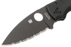 Spyderco Shaman C229GSBK Serrated Navaja, Sal Glesser Design 12 Spyderco Shaman C229GSBK Serrated Navaja, Sal Glesser Design -Knives And Tools Comercio SPC229GSBK 03 spyderco spc229gsbk 03