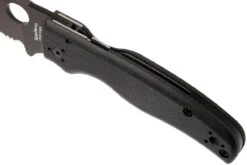 Spyderco Shaman C229GSBK Serrated Navaja, Sal Glesser Design 16 Spyderco Shaman C229GSBK Serrated Navaja, Sal Glesser Design -Knives And Tools Comercio SPC229GSBK 07 spyderco spc229gsbk 07