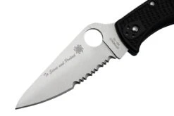 Spyderco Endela Thin Blue Line C243FPSBKBL Navaja Parcialmente Dentada 10 Spyderco Endela Thin Blue Line C243FPSBKBL Navaja Parcialmente Dentada -Knives And Tools Comercio SPC243FPSBKBL 03 spyderco