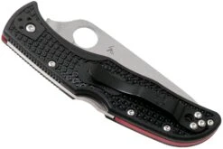 Spyderco Endela Thin Red Line C243FPSBKRD Navaja Parcialmente Dentada -Knives And Tools Comercio SPC243FPSBKRD 04 spyderco