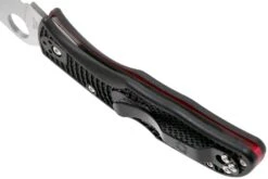 Spyderco Endela Thin Red Line C243FPSBKRD Navaja Parcialmente Dentada -Knives And Tools Comercio SPC243FPSBKRD 05 spyderco