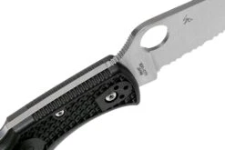 Spyderco Endela Thin Red Line C243FPSBKRD Navaja Parcialmente Dentada -Knives And Tools Comercio SPC243FPSBKRD 06 spyderco