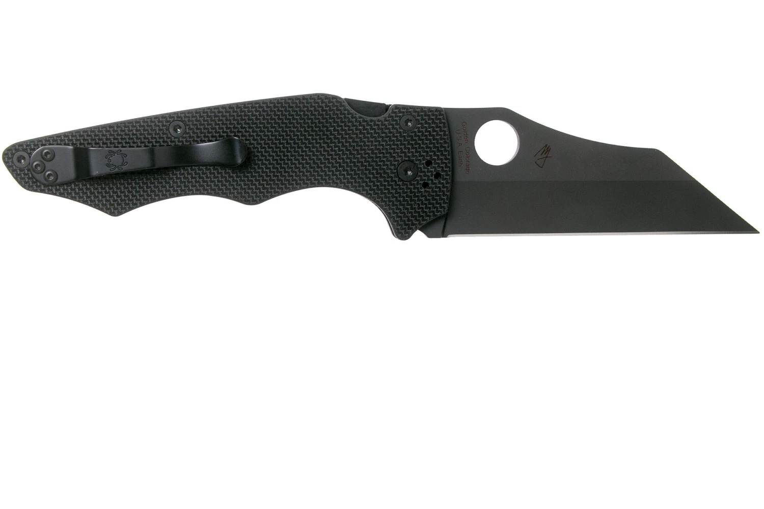 Spyderco YoJumbo Black C253GPBBK Black G10 Navaja, Diseño Michael Janich 4 Spyderco YoJumbo Black C253GPBBK Black G10 Navaja, Diseño Michael Janich - Imagen 2