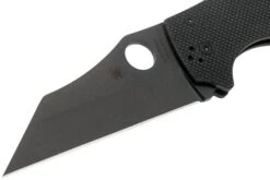 Spyderco YoJumbo Black C253GPBBK Black G10 Navaja, Diseño Michael Janich 11 Spyderco YoJumbo Black C253GPBBK Black G10 Navaja, Diseño Michael Janich -Knives And Tools Comercio SPC253GPBBK 03 spyderco