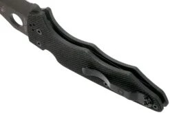 Spyderco YoJumbo Black C253GPBBK Black G10 Navaja, Diseño Michael Janich 13 Spyderco YoJumbo Black C253GPBBK Black G10 Navaja, Diseño Michael Janich -Knives And Tools Comercio SPC253GPBBK 05 spyderco