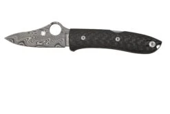 Spyderco SpyOpera C255CFPD Carbon Fiber, Damasteel, Sprint Run, Navaja